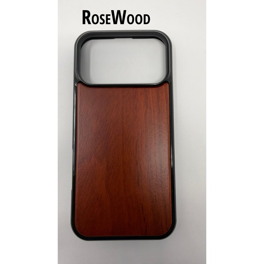 Wooden iPhone 17 Pro Max Phone Case - Rose Wood